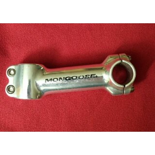 Mongoose Alu Vorbau, 1 1/8“ Ahead, 110mm, 5°, silbe, NEU