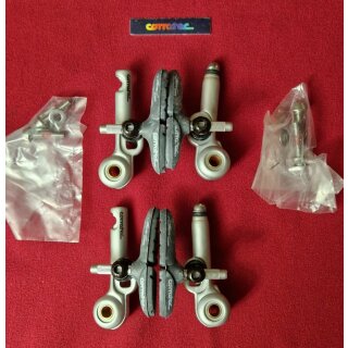 Corratec Cantilever Bremsen, vorne+hinten, silber matt, NEU