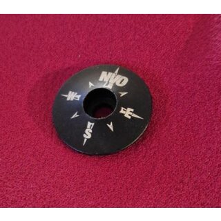 NVO Steuersatzkappe, Ahead-Cap, 1 1/8" Ahead, schwarz matt, aus Neurad