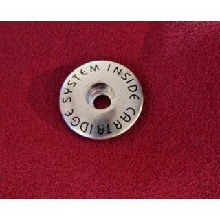 Cartridge System Inside Alu Steuersatz-Kappe, Ahead-Cap, 1 1/8", silber, aus Neurad