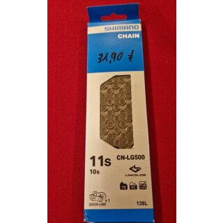 Shimano CN-LG500 10/11-fach Linkglide Kette, 138 Glieder, NEU