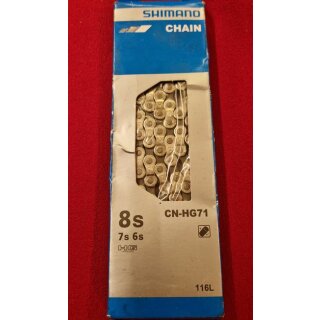 Shimano CN-HG71 8-fach Kette, 116 Glieder, NEU