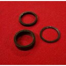 Alu Spacer, 25,4mm, 1", 3er-Set (10/5/1mm), schwarz,...