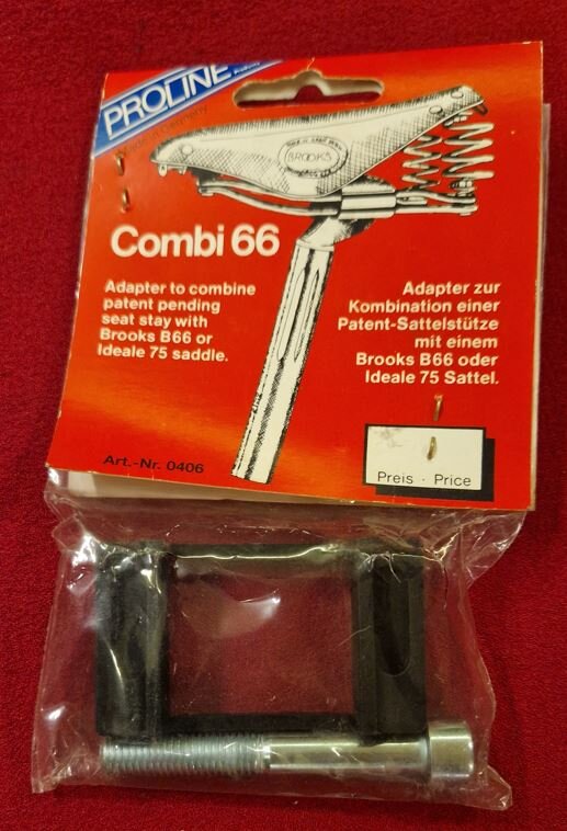 Proline Combi 66 Adapter für Brooks B66 oder Ideale 75 Sattel, NEU, 16,99