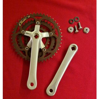 Suntour XC Pro Kurbeln 24/36/46 Zähne, 175mm, made in Japan, inkl. Kurbelschrauben, aus Neurad