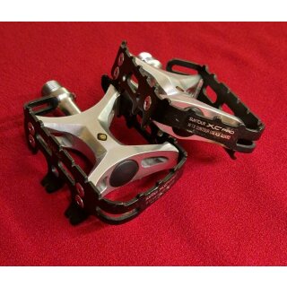 Suntour XC Pro Pedale, grease guard, schwarz, aus Neurad