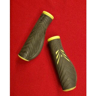 Ergonomische Lenkergriffe, schwarz/grün, aus Neurad