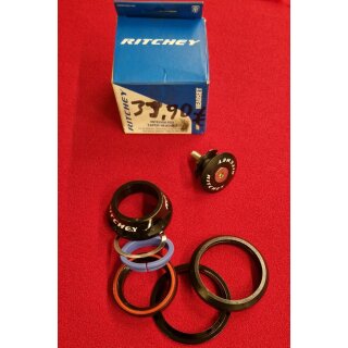 Ritchey Comp Integrated Taper Headset, Drop In 1 1/8" zu 1.5", schwarz, NEU