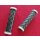 Lenkergriffe, MTB Griffe, geschraubt, schwarz/weiß, NEU