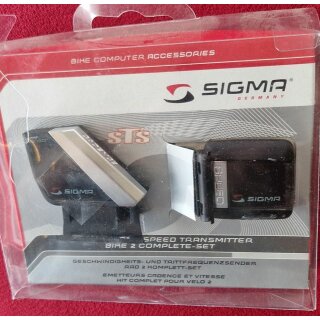 Sigma Sport STS Rad 2 Komplett Set Speed/Trittfrequenz-Transmitter, Art.-Nr. 00415, NEU