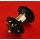 Point Racing Disc Vorderrad-Nabe, 6-Loch Industrielager, 36 Loch, schwarz, NEU