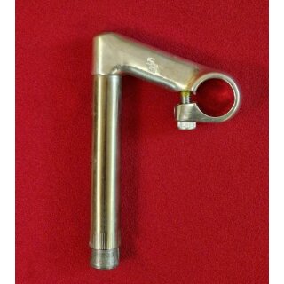 SR Rennrad Vorbau, 1" Standard, 80mm, Alu mit Stahlschaft, Japan, 25,4mm Lenkerklemme, silber, NEU