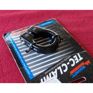 Mounty Special Tec-Clamp Sattelstützenklemme, 28,6mm, schwarz, nur 22g, NEU