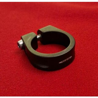 Sintec Alu Sattelstützenklemme inkl. Schraube, schwarz matt, 35mm, aus Neurad