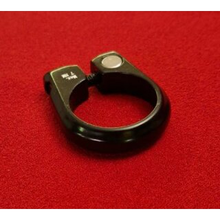 Alu Sattelstützenklemme inkl. Schraube, schwarz, 32mm, NEU