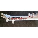 Marzocchi Bomber Z2 Federgabel, 1 1/8" Ahead, 19cm Schaft, inkl. Felgenbrems-/Formula-Discaufnahme, Baujahr 1996, weiß, aus Neurad