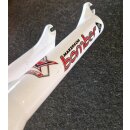 Marzocchi Bomber Z2 Federgabel, 1 1/8" Ahead, 19cm Schaft, inkl. Felgenbrems-/Formula-Discaufnahme, Baujahr 1996, weiß, aus Neurad