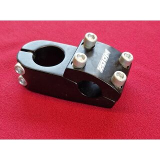 Zoom Alu BMX Vorbau, 1 1/8" Ahead, 45mm Länge, 22,2mm Lenkerklemmung, schwarz, NEU