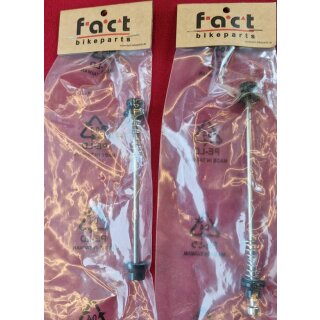 fact Alu Spannachsen mit Stahlachse, vorne+hinten, schwarz, NEU