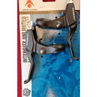 Acor ABL-2905 Bremshebel Canti, schwarz, Paar, NEU