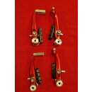 Vanguard Lizard V-Brakes, VR+HR, Alu, rot, NEU