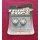 Trik Topz Ventilkappen "Wheels", für Autoventil, made in USA, 2er Set, Chrom, NEU