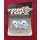 Trik Topz Ventilkappen "Totenkopf II", für Autoventil, made in USA, 2er Set, weiss, NEU