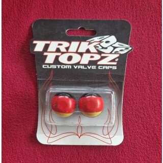 Trik Topz Ventilkappen "Deutschland-Flagge", für Autoventil, made in USA, 2er Set, NEU