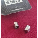 Trik Topz Ventilkappen, für Autoventil, made in USA, 2er Set, silber, NEU