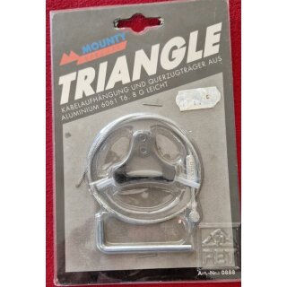 Mounty Special Triangle, inkl. Querzug, schwarz, NEU