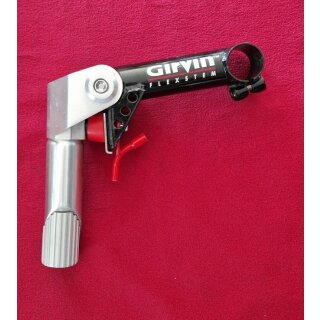 Girvin Flexstem gefederter Vorbau mit Bremszuggegenhalter 1 1/4" Standard, 135mm, ca.10°, schwarz, NEU