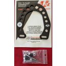 Odyssey Plate Alu Brakebooster, inkl. Schrauben, schwarz,...