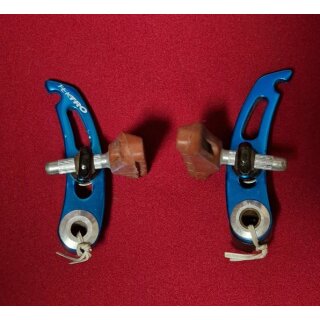 Tektro Cantilever Bremse, 1 Paar, türkis-blau. NEU