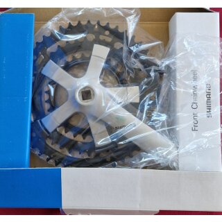 Shimano Altus A20 FC-AT20 Kurbeln, 28/38/48 Zähne Kettenblätter, 170mm, Vierkant, NEU, OVP