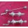 Sachs New Success Nabensatz, Rennrad, 7-fach Schraubkranz, 36 Loch, 130mm Einbaubreite, silber, NEU