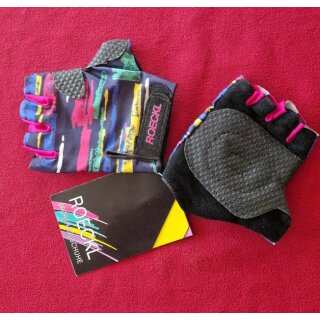 Roeckl Fahrrad Handschuhe, kurz, bunt, Größe 7 (S/M), NEU