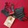 Roeckl Fahrrad Handschuhe, kurz, schwarz/rot, Größe 8,5 (L), NEU