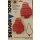 Kool Kovers Cleat Covers Schutzplatten für Look, Shimano, Mavic Pedale, 1988, rot, NEU