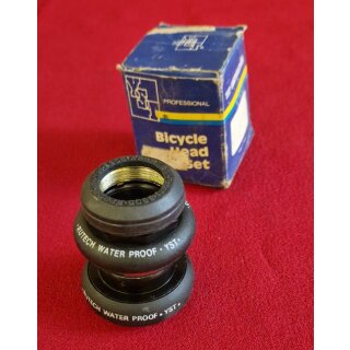 YST Rutech Steuersatz, 1" geschraubt, JIS Standard, 27,0mm Konus, Kugellager, schwarz gummiert, NEU