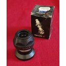 Tecora Steuersatz, 1 1/8" geschraubt, Alu cnc-gefräßt, made in Germany, schwarz, NEU