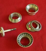 Rudelli Steuersatz, 1 1/8" Ahead, silber, gebraucht