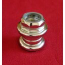 Stahl Steuersatz, 1 1/8" geschraubt, silber, NEU