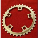 Alu Kettenblatt, 94mm Compact Lochkreis, 34 Zähne, silber, NEU