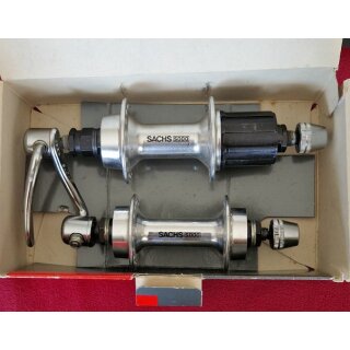 Sachs 5000 Nabensatz, vorne+hinten, 36 Loch, 135mm Einbaubreite, 7-fach, NEU, OVP