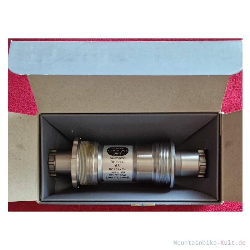 Boîtier Pédalier Shimano Ultegra 9v - BB-6500 Cartouche 118,5 Mm ITA, NOS
