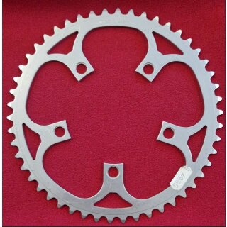 TIOGA Kettenblatt, made in Japan, Alu, 110mm Standard Lochkreis, 50 Zähne, silber, NEU