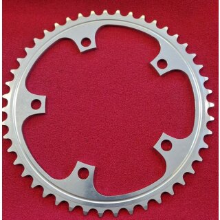 Shimano Rennrad Kettenblatt, 130mm Lochkreis, 47 Zähne, silber, NEU