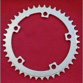 Alu Kettenblatt, 130mm Lochkreis, 42 Zähne, silber, aus Neurad