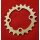 Stahl Kettenblatt, 4-Loch, 68mm Compact Lochkreis, 22 Zähne, silber, NEU