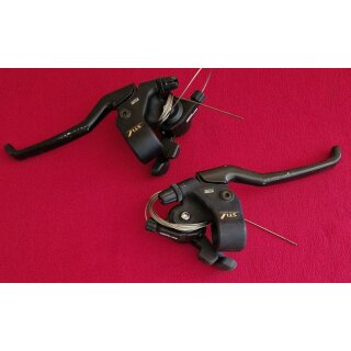 Shimano Deore DX ST-M070 STI-Einheiten, Schalt-/Bremshebel, Paar, inkl. Züge, NEU